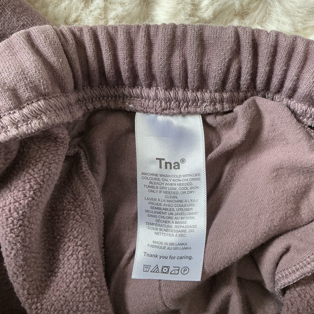 TNA Purple Sweatpants Relaxed Fit Joggers - Picture 6 of 6